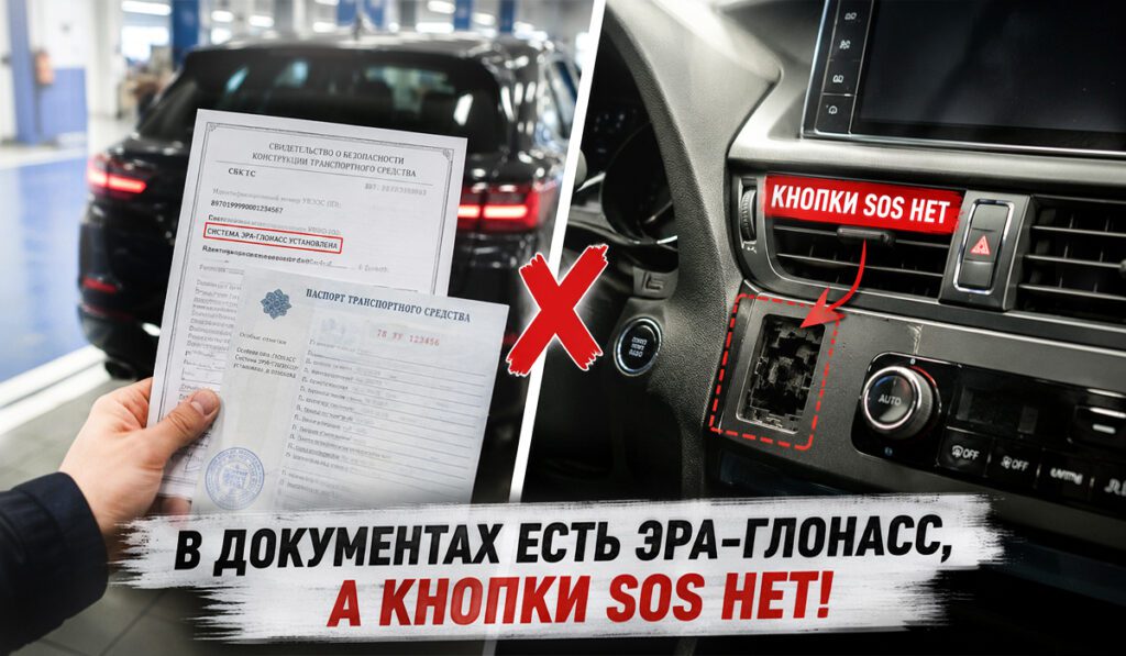 В документах есть ЭРА-ГЛОНАСС, но кнопка SOS отсутствует в автомобиле