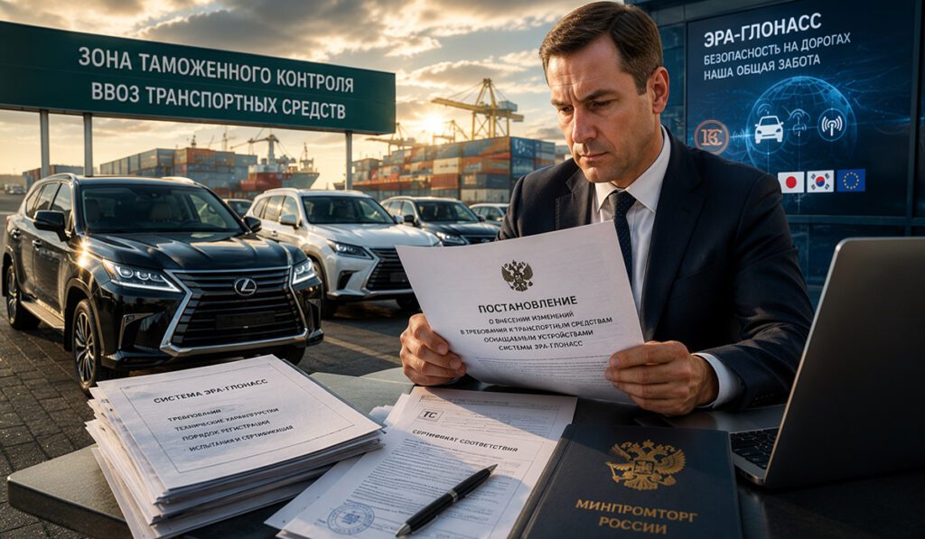 перенос сроков обязательной установки ЭРА ГЛОНАСС для физических лиц в 2026 году